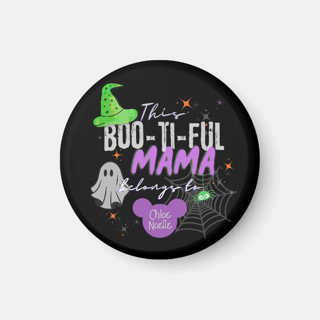 Boo-ti-ful Mama gehört zum Magnet | Halloween (Vorne)