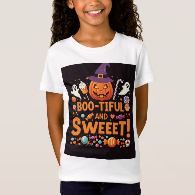 Boo Tiful Family Correspondant Halloween T-shirt f (Devant)