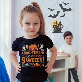 Boo Tiful Family Matching Halloween Girls' T - Shi T-Shirt