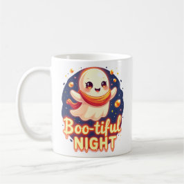 Boo-tiful Night Cute Halloween Ghost Mug Kaffeetasse