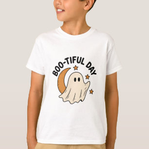 Boo-tiful Tag Süßer Geist Halbmond Halloween T-Shirt