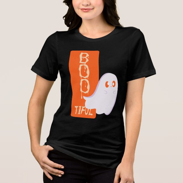 Boo-Tiful Tri-Blend Shirt (Vorderseite)