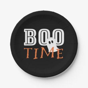 BOO TIME Ghost Niedliche Halloween-Party Teller