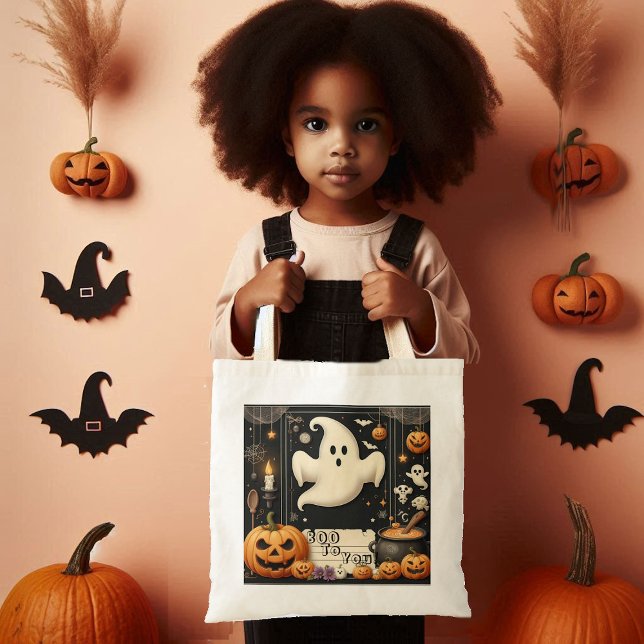 Boo to You Fall Pumpkin Jack Crew Spooky Halloween Tragetasche (Boo to You Fall Pumpkin Jack Crew Spooky Halloween Tote Bag)