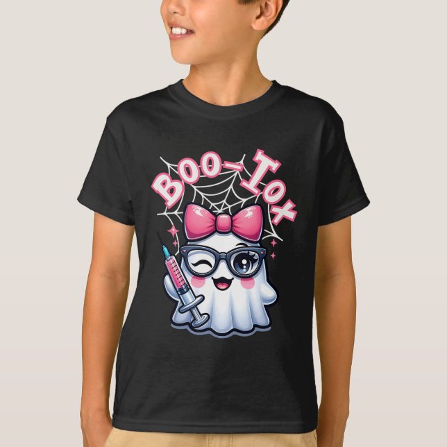 Boo-tox Nurse Injektor Halloween Filler Botox Dysp T-Shirt (Vorderseite)