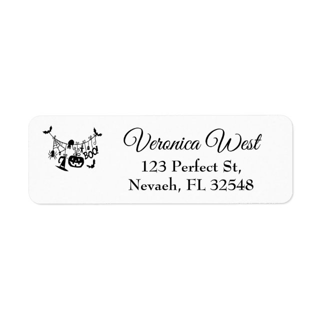 Boo Trick oder Treat Halloween-Fledermäuse, Pumpki (Vorne)