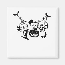Boo Trick oder Treat Halloween-Fledermäuse, Pumpki Magnet