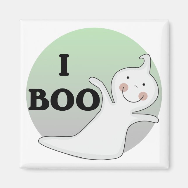 Boo Tshirts und Geschenke Magnet (Vorne)