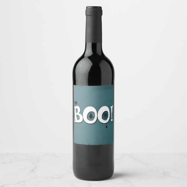 Boo! Weinetikett (Vorderseite)