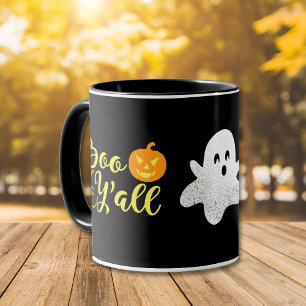 Boo Y'all Halloween Ghost Tasse