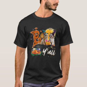 Boo Y'all Niedlich Shih Tzu Dog Lieben Moon Hat He T-Shirt