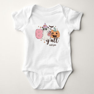Boo Y'all Personalisiert Halloween Baby Strampler