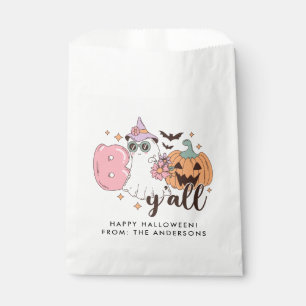 Boo y'all Retro Groovy Halloween Geschenktütchen