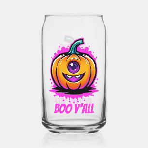 Boo Y'All, spukhaft hübsches Halloween-Design Dosenglas
