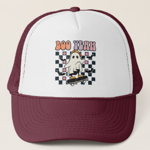 Boo Yeah - Retro Niedlich Ghost Skateboard Truckerkappe