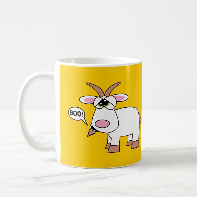 Boo! Ziege Kaffeetasse (Links)