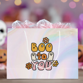 Boo zu dir Niedlich Halloween Große Geschenktüte