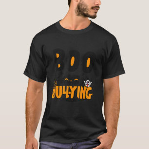 Boo zu schikanieren Ghost Pumpkin Orange Anti-Bull T-Shirt