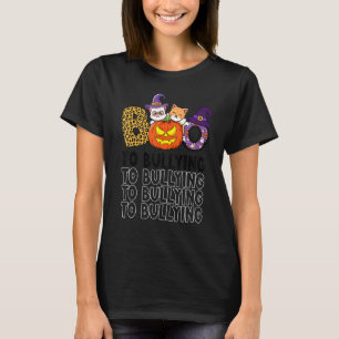 Boo zu schikanieren Ghost Pumpkin Orange Anti Bull T-Shirt