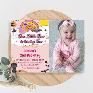 Boo zweiten Geburtstag unser kleiner Boo dreht zwe Einladung