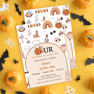 Boo zweiten Geburtstag unser kleiner Boo dreht zwe Einladung