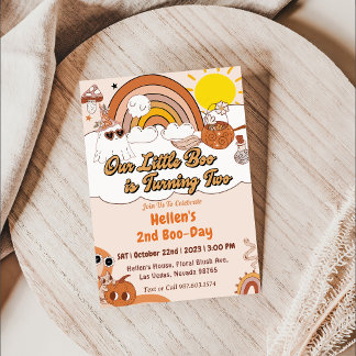 Boo zweiten Geburtstag unser kleiner Boo dreht zwe Einladung