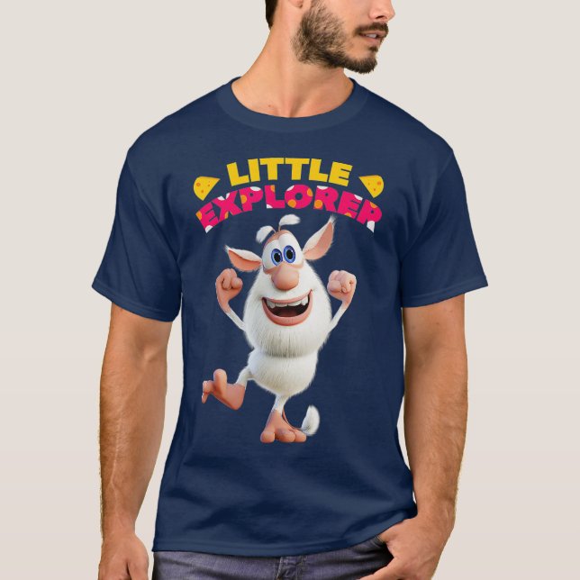 Booba Little Explorer Happy Birthday Gift for T-Shirt (Vorderseite)