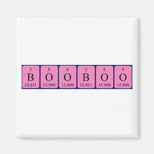 Booboter-Periodenmagnet Magnet