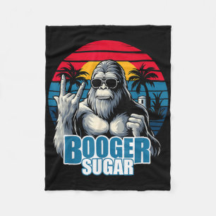 Booger Sugar Sasquatch Funny Gorilla Bigfoot Fleecedecke