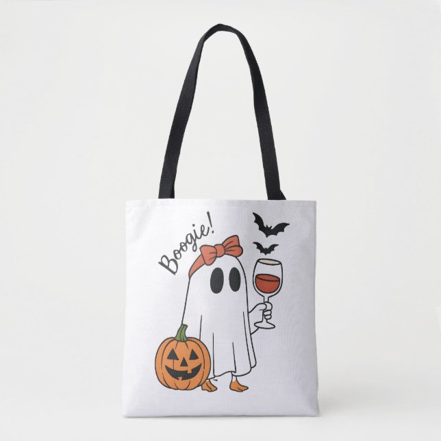 Boogie Halloween Ghost Tasche (Vorderseite)