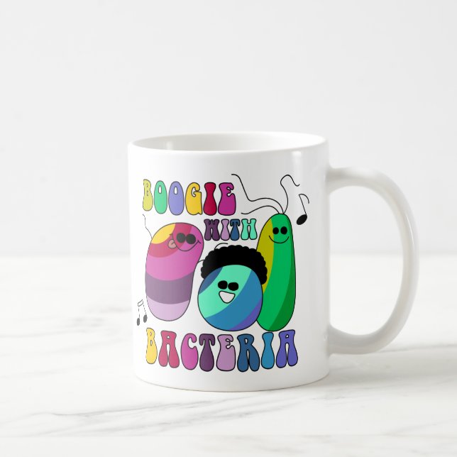 Boogie mit Bakterien Kaffeetasse (Rechts)