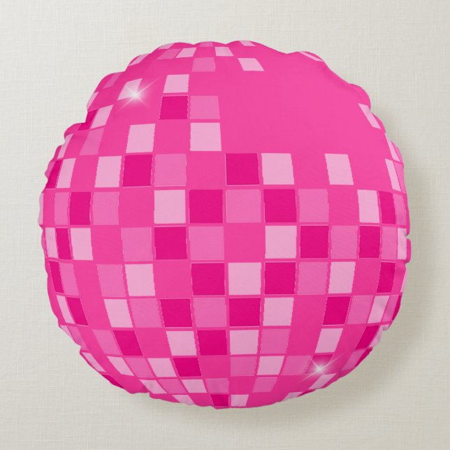 Boogie Rundes Kissen (Vorderseite)