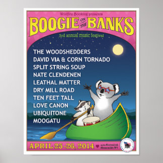 Boogie über das Plakat der Banken 2014