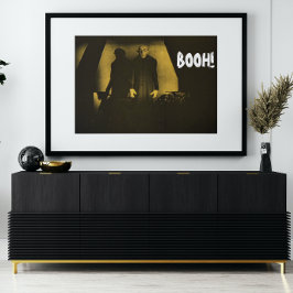 Booh Vampire Yellow Horror Nosferatu Poster