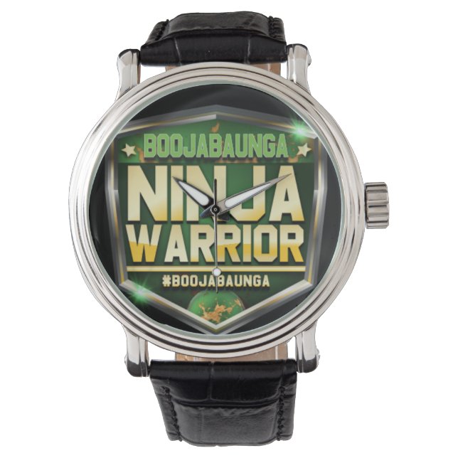 Boojabaunga Ninja Warrior Armbanduhr (Vorderseite)