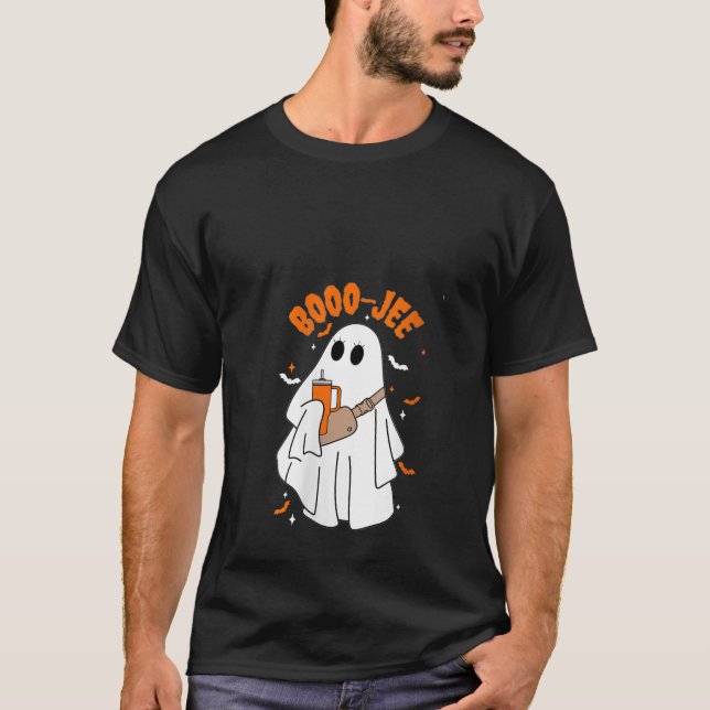 Boojee boo jee ghost lustige Becher tumbler Hallow T-Shirt (Vorderseite)