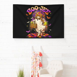 Boojee Geist Halloween Boo JEE Disco Banner
