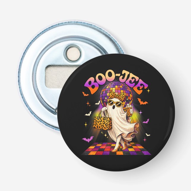 Boojee Geist Halloween Boo JEE Disco Flaschenöffner (Vorderseite)