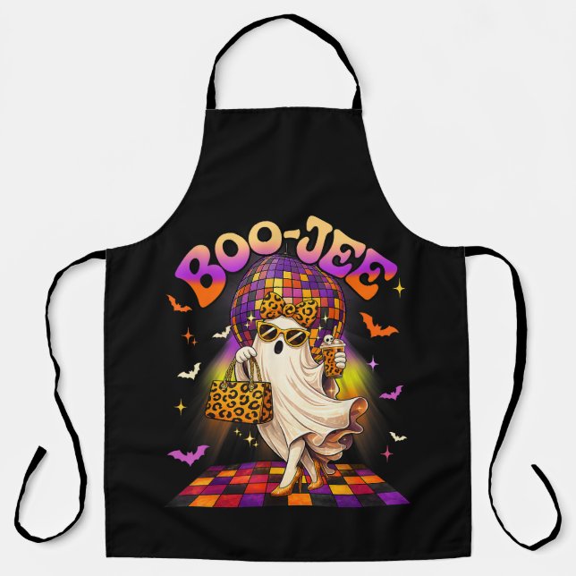 Boojee Geist Halloween Boo JEE Disco Schürze (Vorderseite)