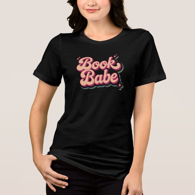 Book Babe Tri-Blend Shirt (Vorderseite)