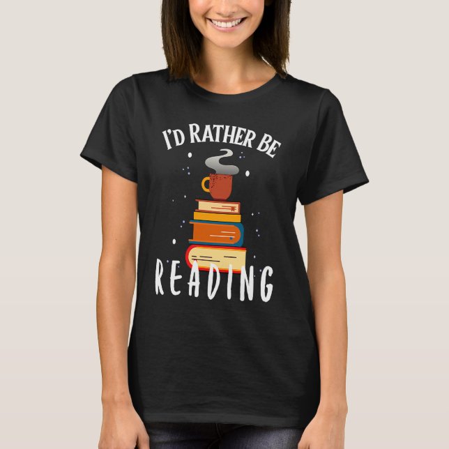 Book  Bookish Reading Bookworm Bibliophile Nerd Ge T-Shirt (Vorderseite)