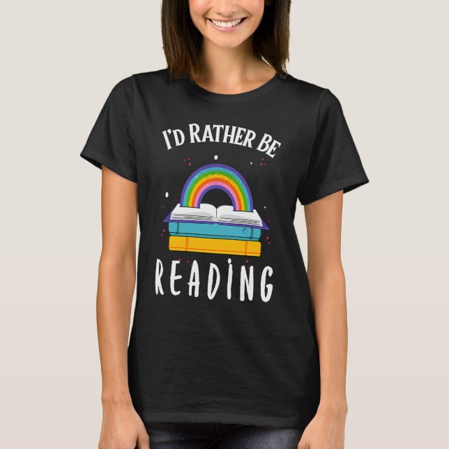Book  Bookish Reading Bookworm Bibliophile Nerd Ge T-Shirt (Vorderseite)