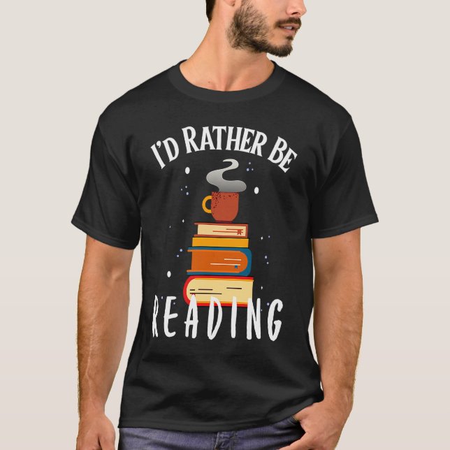 Book  Bookish Reading Bookworm Bibliophile Nerd Ge T-Shirt (Vorderseite)