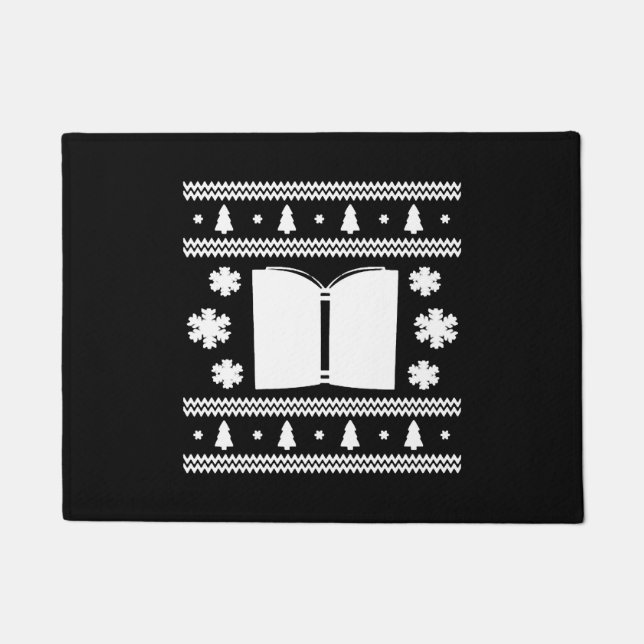 Book Christmas Shirt Fußmatte (Vorderseite)