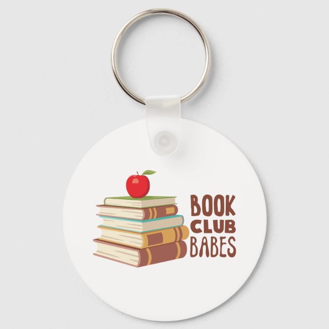 Book Club Babes Schlüsselanhänger (Vorderseite)
