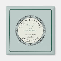 Book Club Blue Customisé Magnet
