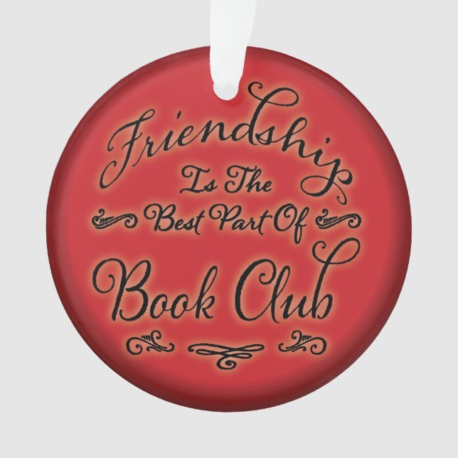 Book Club / Book Group Friendship Orament (devant)