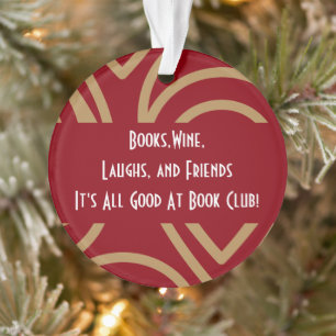 Book Club / Book Group - It's All Modern Red