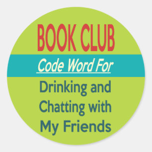 Book Club - Code Word Runder Aufkleber