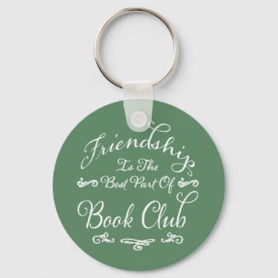 Book Club Freundschaft Typografie Schlüsselanhänger